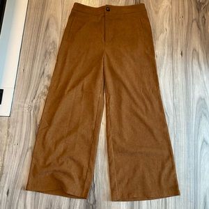Corduroy wide leg pants